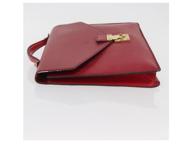 LOUIS VUITTON Epi Porta Documenti a Tracolla Briefcase Rossa LV Auth BAZ082 Rosso - vista 5