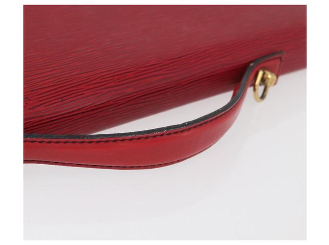 LOUIS VUITTON Epi Porta Documenti a Tracolla Briefcase Rossa LV Auth BAZ082 Rosso - vista 8