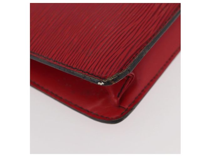 LOUIS VUITTON Epi Porta Documenti a Tracolla Briefcase Rossa LV Auth BAZ082 Rosso - vista 9