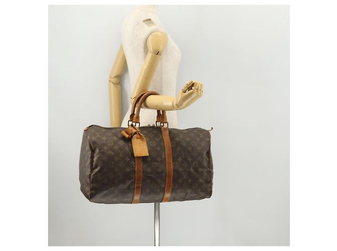 LOUIS VUITTON Borsa Boston Monogram Keepall 45 M41428 Auth LV YKZ115 Monogramma - Ansicht 22