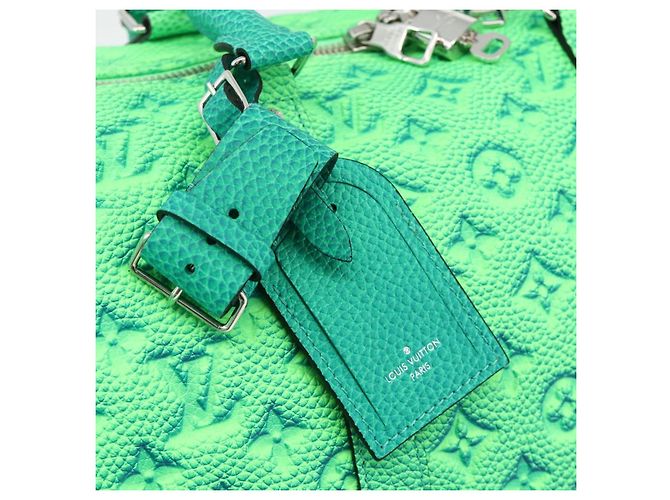 LOUIS VUITTON Illusion Keepall Bandouliere 50 Borsa Verde M59712 LV Auth yk20200SM - vista 20