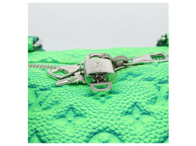 LOUIS VUITTON Illusion Keepall Bandouliere 50 Borsa Verde M59712 LV Auth yk20200SM - vista 21