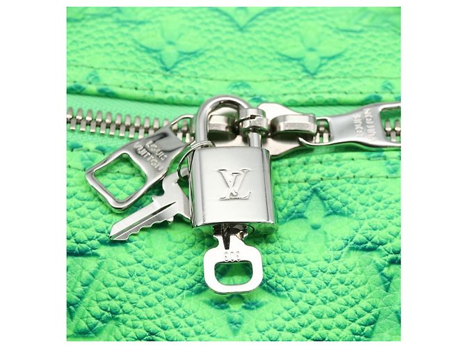 LOUIS VUITTON Illusion Keepall Bandouliere 50 Borsa Verde M59712 LV Auth yk20200SM - vista 22