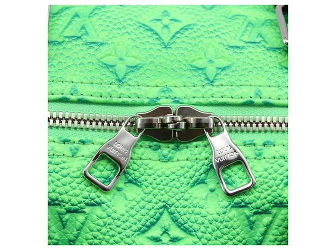 LOUIS VUITTON Illusion Keepall Bandouliere 50 Borsa Verde M59712 LV Auth yk20200SM - vista 23