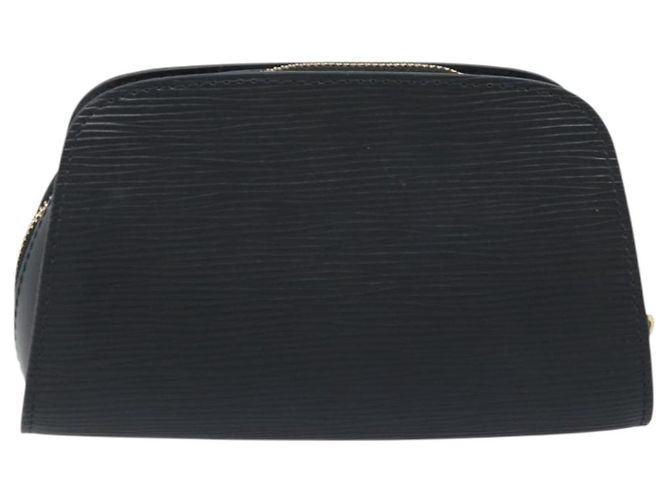 LOUIS VUITTON Pochette Dauphine PM Epi Nera M48442 LV Auth YKZ246 Nero - vista 2