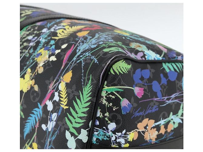 Borsa Keepall Bandoulière 50 Eclipse Floral LOUIS VUITTON M45062 Autentica yk20204SM Monogramma - vista 19