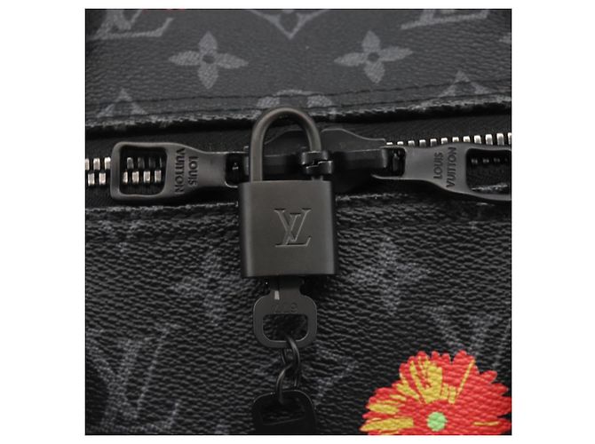 Borsa Keepall Bandoulière 50 Eclipse Floral LOUIS VUITTON M45062 Autentica yk20204SM Monogramma - vista 23