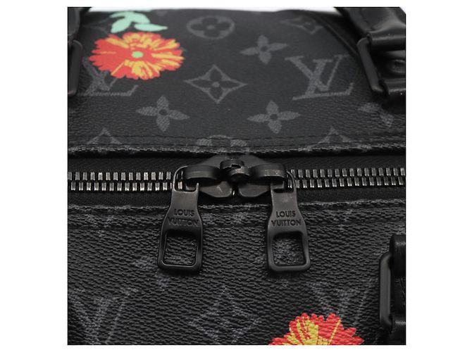 Borsa Keepall Bandoulière 50 Eclipse Floral LOUIS VUITTON M45062 Autentica yk20204SM Monogramma - vista 24