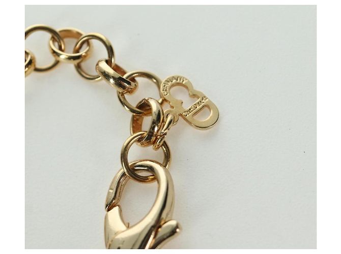 Collana in strass Christian Dior metallo oro Auth am11192V D'oro - vista 13