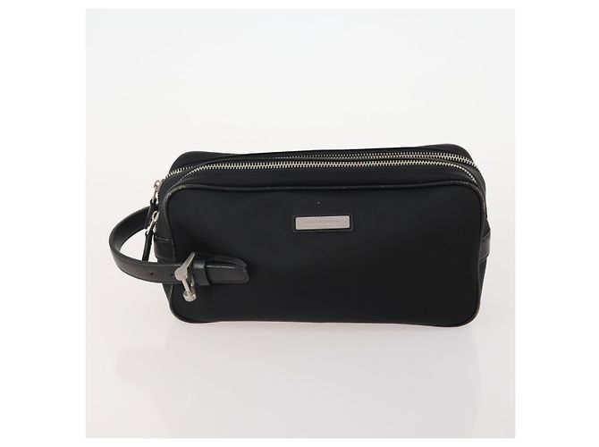 Borsa in pelle Burberrys Celine Dior Saint Laurent 5 pezzi Beige Nero Auth 162602 - vista 12