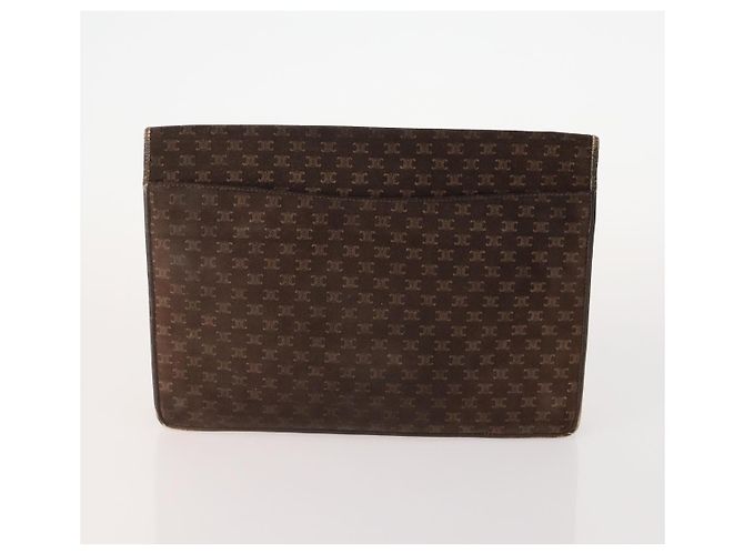 Borsa in pelle Burberrys Celine Dior Saint Laurent 5 pezzi Beige Nero Auth 162602 - vista 3