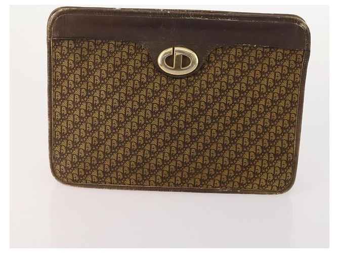 Borsa in pelle Burberrys Celine Dior Saint Laurent 5 pezzi Beige Nero Auth 162602 - vista 7