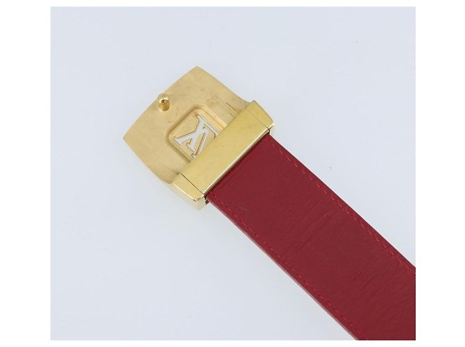 LOUIS VUITTON Multicolor LV Cut Gürtel Weiß M9682W Auth BA11744A - Ansicht 7