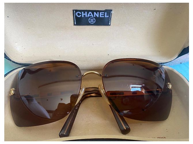 Gafas de sol Chanel 4017-D Marrones Cristal Castaño - vista 7