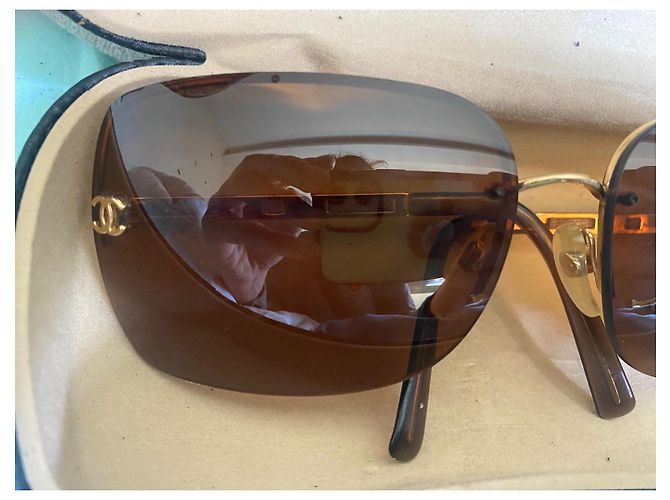 Gafas de sol Chanel 4017-D Marrones Cristal Castaño - vista 9