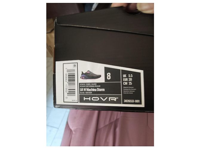 Autre Marque Baskets de course Under Armour HOVR Machina Storm Noir Rose Violet - vue 2