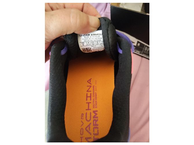 Autre Marque Baskets de course Under Armour HOVR Machina Storm Noir Rose Violet - vue 6