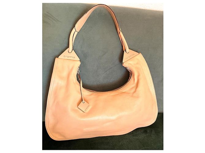Autre Marque Borsa Cromia beige in pelle di agnello - vista 2