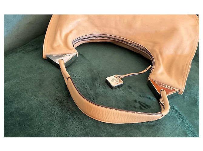 Autre Marque Borsa Cromia beige in pelle di agnello - vista 7
