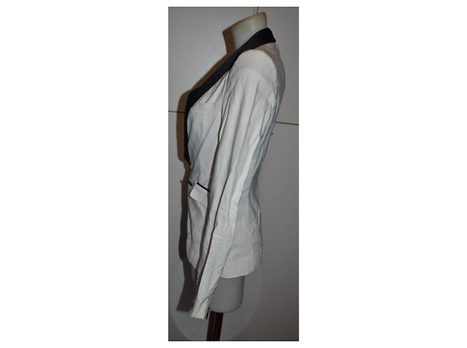 Giacca Pinko Nera e Bianca in Cotone Nero Bianco - vista 3