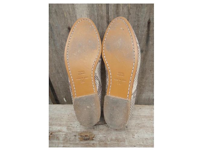 K Jacques Loafers Beige Python Style Leather - view 6
