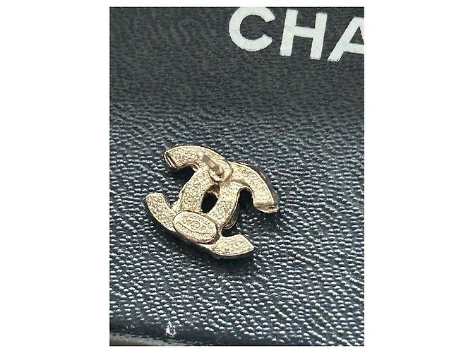 Orecchini Chanel dorati in metallo D'oro - vista 5