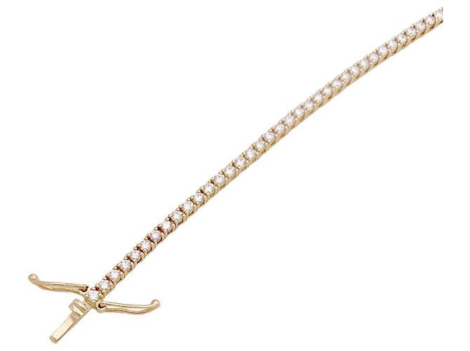 Autre Marque Bracciale linea, oro rosa e diamanti. - vista 3
