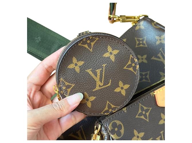Louis Vuitton Monogram Multi Pochette Accessori Marrone - vista 11