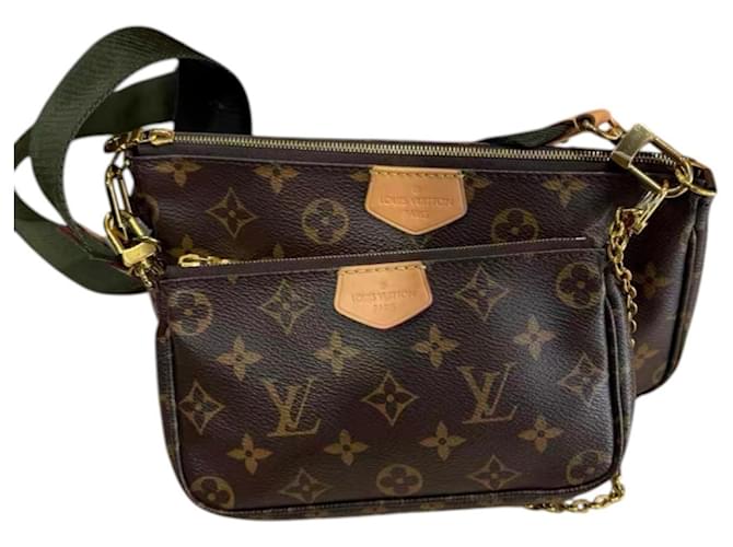 Louis Vuitton Monogram Multi Pochette Accessori Marrone - vista 6