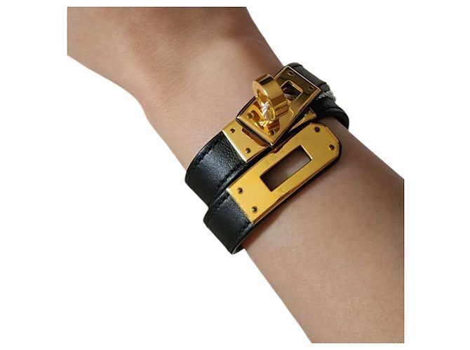 Hermès Hermes Kelly Double Tour Armband Schwarz - Ansicht 2