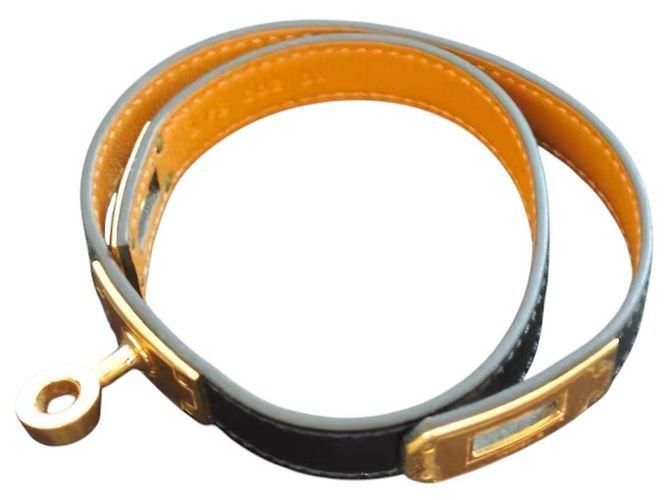 Hermès Hermes Kelly Double Tour Armband Schwarz - Ansicht 6