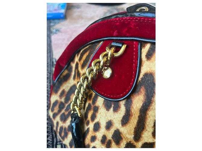 Christian Dior Borsa Bowling Gambler in pelle di puledro - vista 3