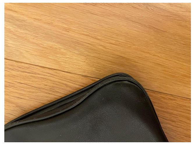 Schwarze Leder-Clutch Sandro - Ansicht 9