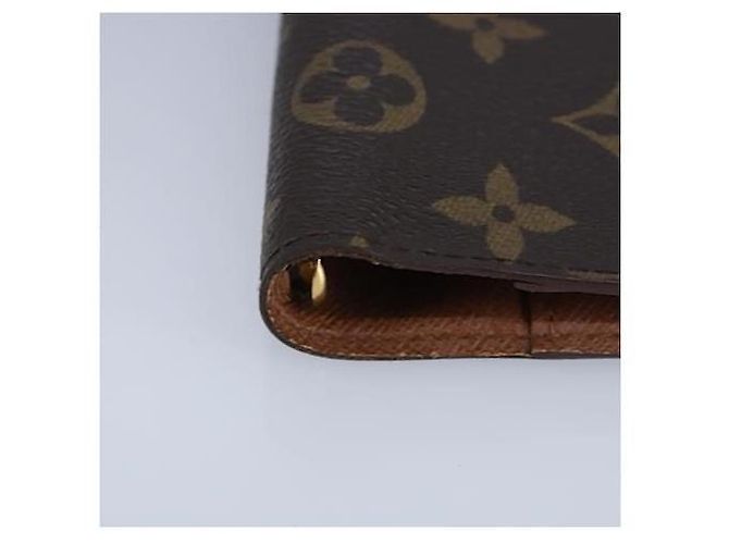 Couverture d'agenda PM Monogram LOUIS VUITTON Marron - vue 8