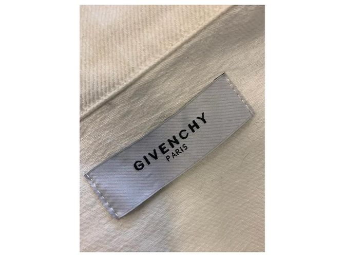 Givenchy Cropped Denimjacke Weiß - Ansicht 6