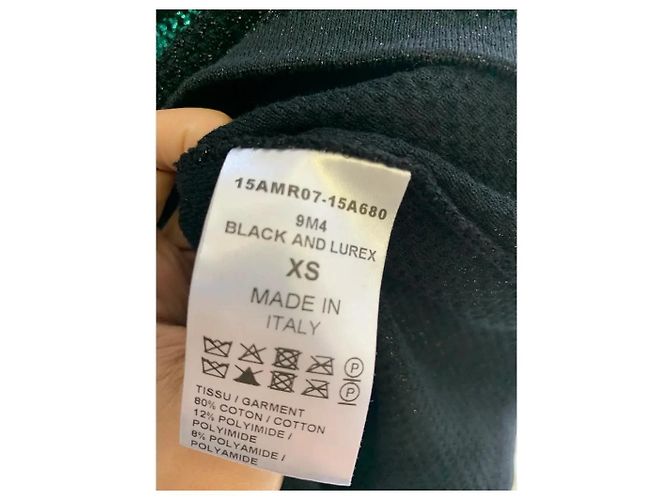Chloé Gestreiftes Kleid Schwarz XS - Ansicht 5