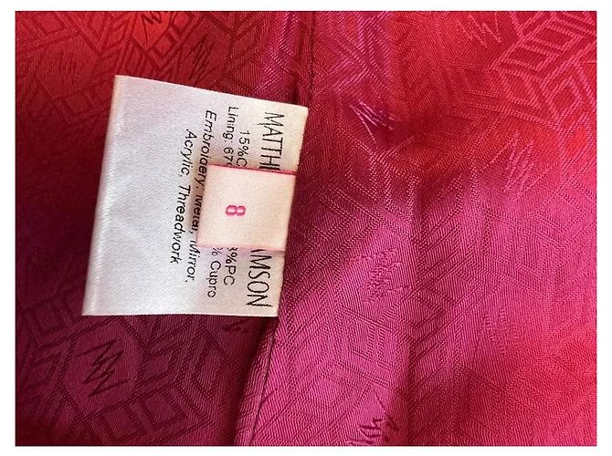 Matthew Williamson Tweed Jacke mit Spiegeldiscs und Stickerei Mehrfarben - Ansicht 7