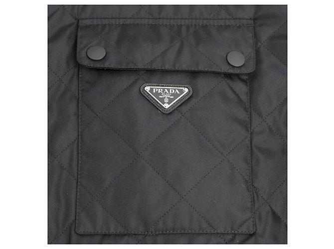 Giacca puffer Prada Re-Nylon nera Nero - vista 3