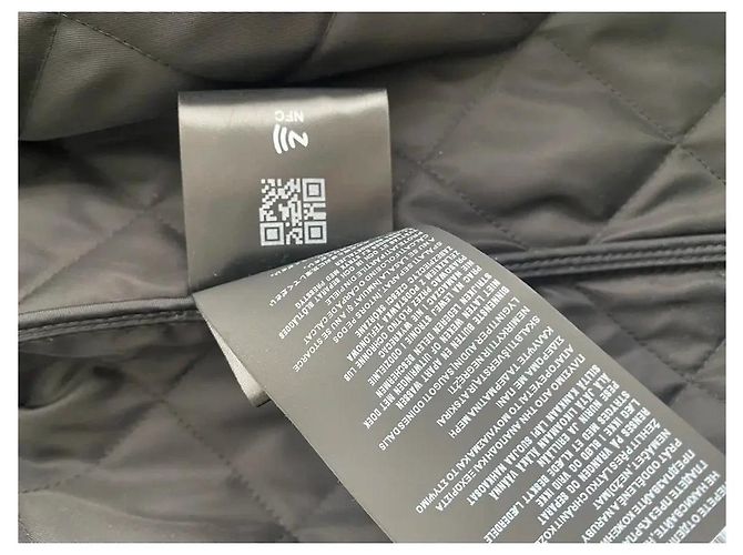 Giacca puffer Prada Re-Nylon nera Nero - vista 6