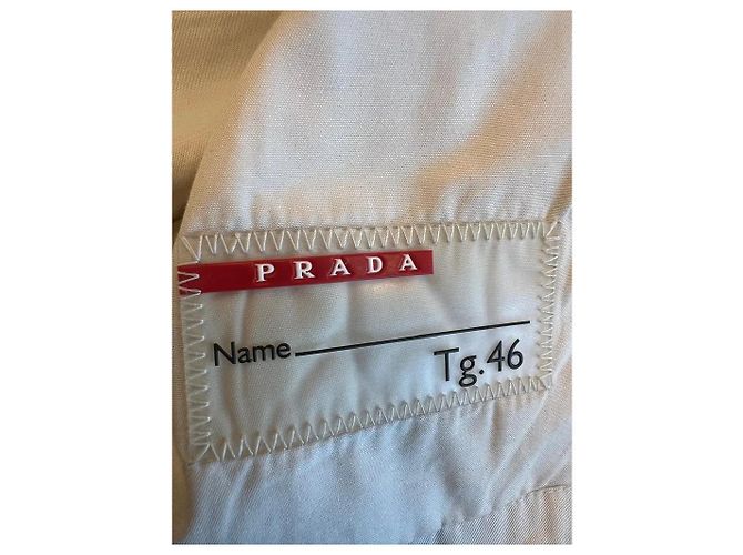 Gabardina Prada Beige de Algodón Talla 46 IT - vista 5