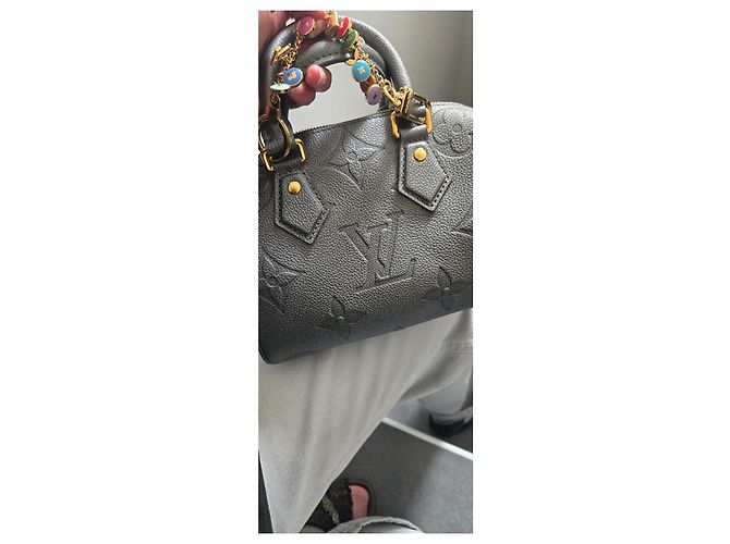 Louis Vuitton Borsa Bandoulière Speedy 20 Grigio - vista 10