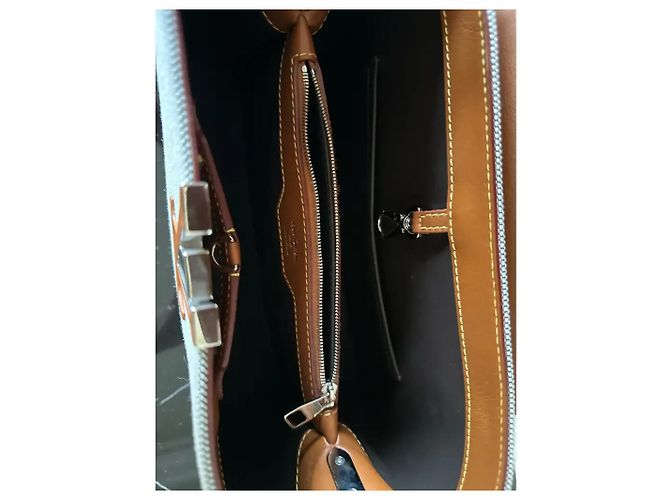 Capucines Borsa Louis Vuitton Capucine Grigia Grigio - vista 10