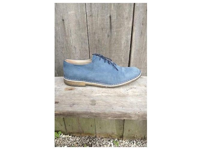 Richelieu Sartore Sabah in camoscio azzurro Blu chiaro - vista 10
