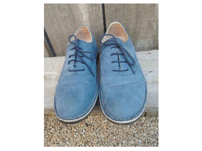 Richelieu Sartore Sabah in camoscio azzurro Blu chiaro - vista 6