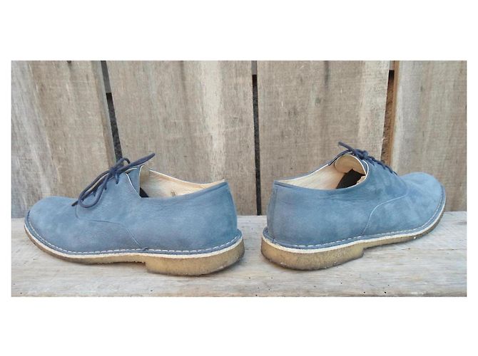 Richelieu Sartore Sabah in camoscio azzurro Blu chiaro - vista 8