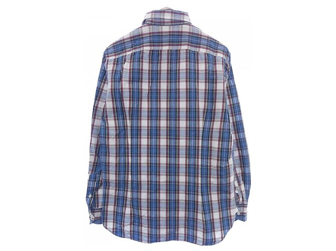 Autre Marque Camisa de algodón Guy Rover Roja Azul Beige - vista 2