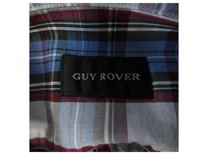 Autre Marque Camisa de algodón Guy Rover Roja Azul Beige - vista 4