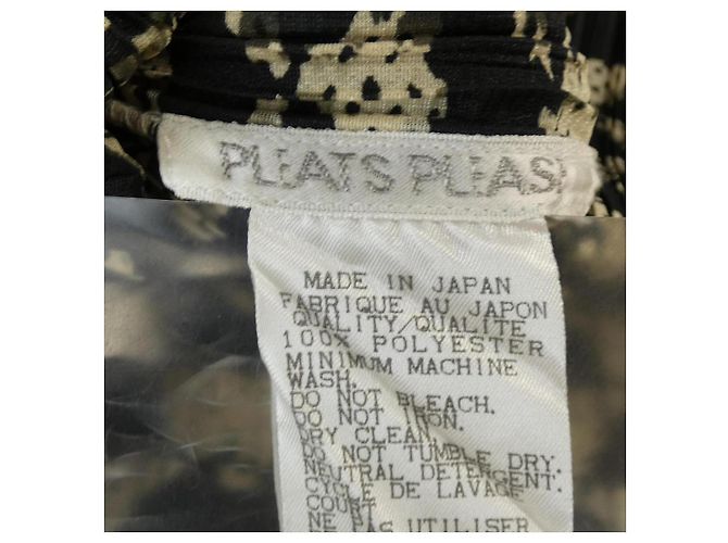 Issey Miyake Top Pleats Please Negro - vista 3
