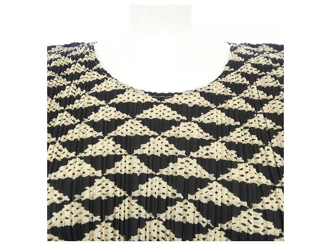 Issey Miyake Top Pleats Please Negro - vista 4