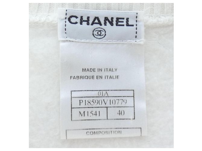 Timeless Sudadera Chanel Blanco - vista 4